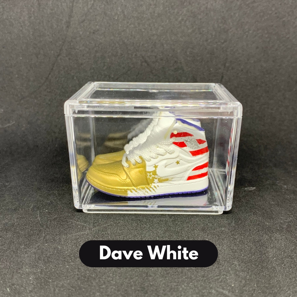 Mini Sneakers Nike Air Jordan 1 Dave White 3D Kit miniatures
