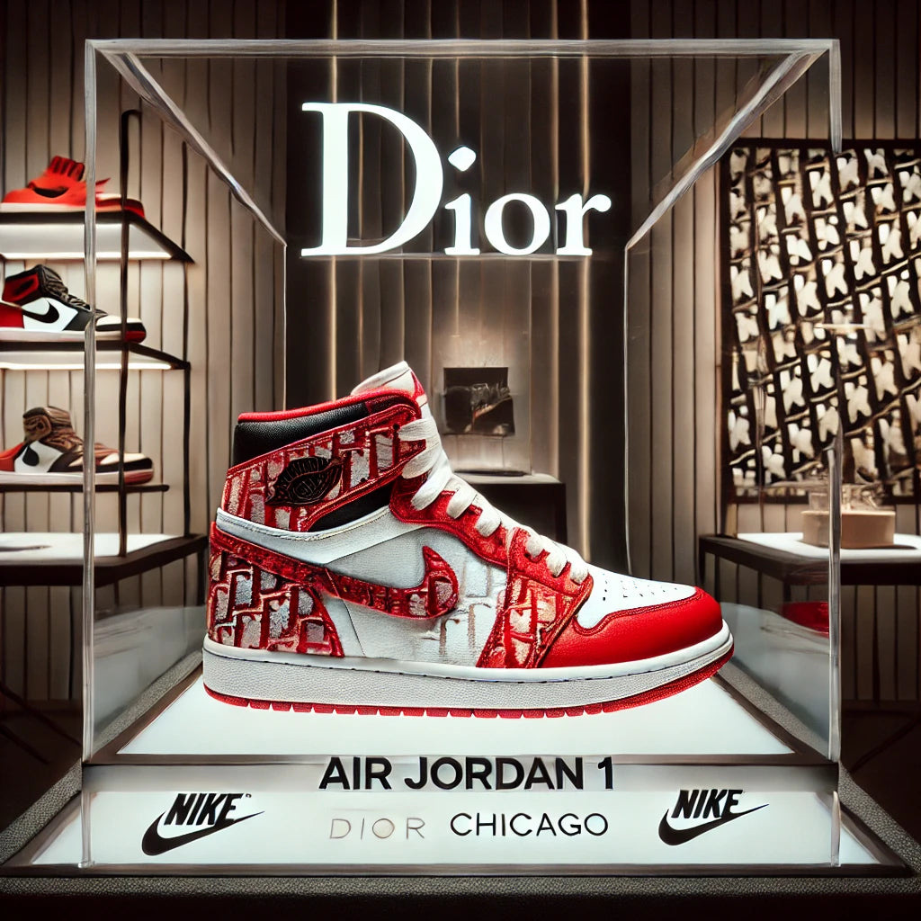 Mini Sneakers Air Jordan Dior Chicago 3D Nike Kit miniatures