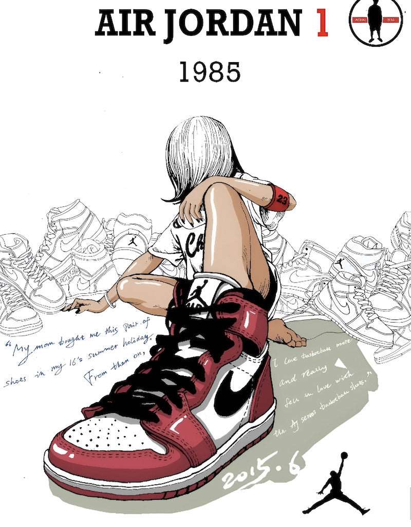 Mini sneakers Air Jordan 1 - accessoire de bureau tendance pour les passionnés de Nike