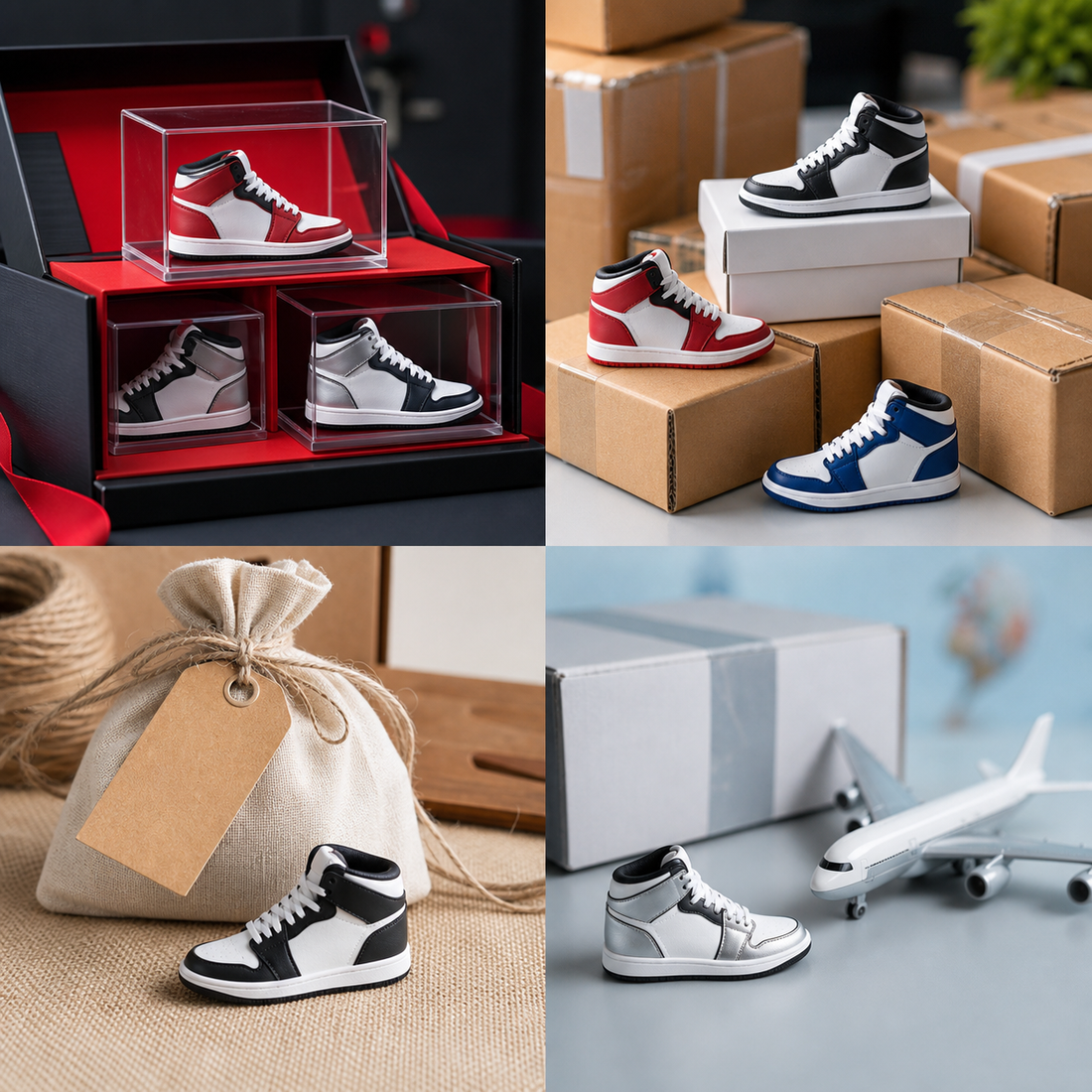 Comparatif pour acheter des mini sneakers : boutique spécialisée, marketplace, artisanat et import