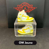 Mini sneakers Nike Off White Jaune - réplique détaillée parfaite pour collectionneurs de Air Jordan