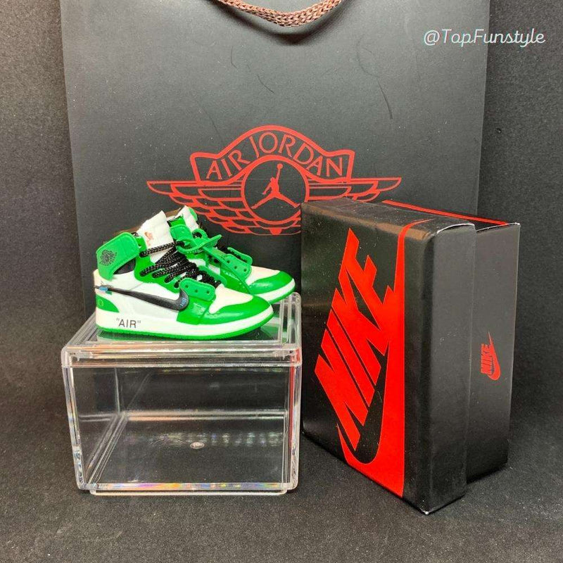 Nike Air Jordan mini sneaker en vert - un cadeau unique pour les occasions spéciales